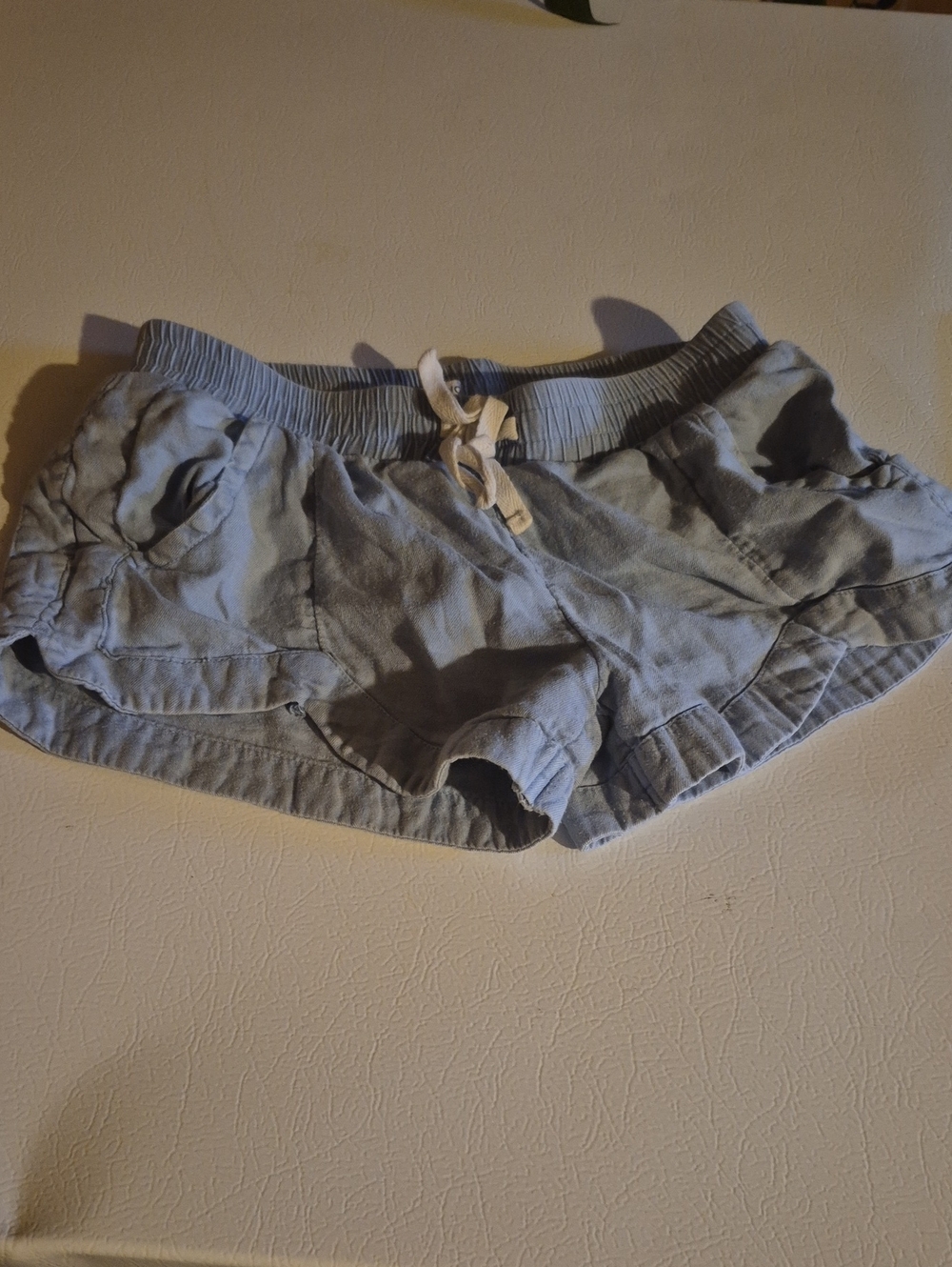 Billabong Light Blue Elastic Waist Shorts